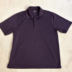 Men’s dark purple golf shirt in size XXL